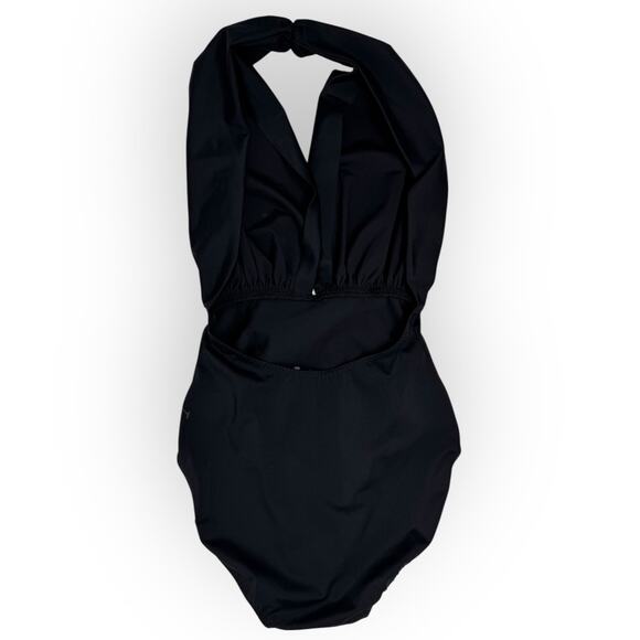 Norma Kamali Halter One Piece Swimsuit  Halter One Piece Swimsuit Size Small - Picture 7 of 13
